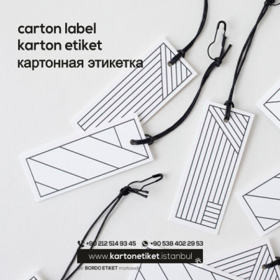 Karton Etiket 49