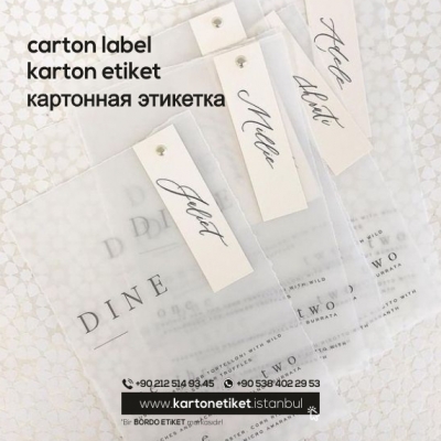 Karton Etiket 21