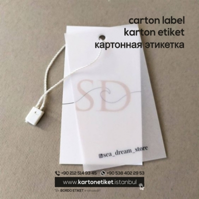 Karton Etiket 48