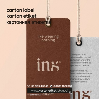 Karton Etiket 17