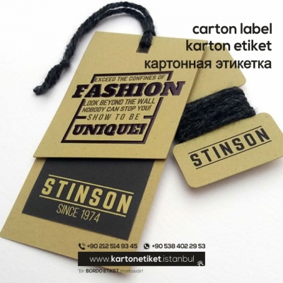 Karton Etiket 25